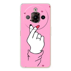 Чехол с принтом для ZTE Nubia Focus Pro (AlphaPrint - Знак сердечка) (Знак Love)