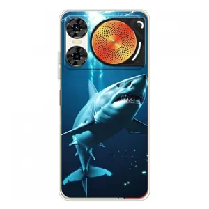Чехол с картинкой «Хищники» для ZTE Nubia Music 2 (Акула под водой)