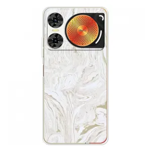 Мраморный чехол на ZTE Nubia Music 2 (VPrint) (Белый мрамор)