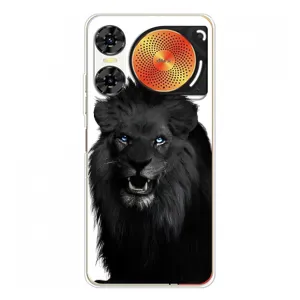 Чехлы с картинками животных ZTE Nubia Music 2 (Черный ЛЕВ)