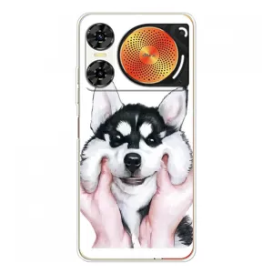 Чехлы с собаками для ZTE Nubia Music 2 (VPrint) (Довольный Хаски)