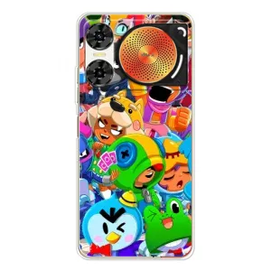 Чехол для ZTE Nubia Music 2 Бравл Старс (VPrint) (герои Бравл Старс)