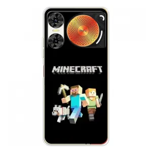 Чехол Майнкрафт на ZTE Nubia Music 2 (AlphaPrint) Minecraft (герои Minecraft)