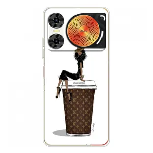 Чехлы Луи Витон для ZTE Nubia Music 2 (AlphaPrint - LOUIS VUITTON) (кофе LOUIS VUITTON)
