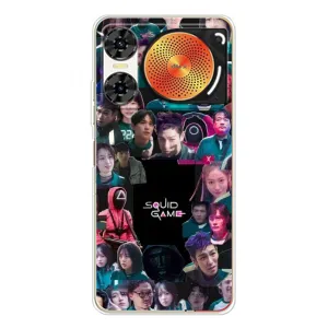 Чехол Гра в кальмара для ZTE Nubia Music 2 (Коллаж Игра кальмара)