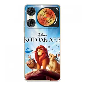 Чехол Король лев на ЗТЕ Нюбия Мьюзик 2 (Постер Король Лев)