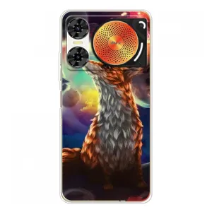 Чехлы с картинкой Лисички для ZTE Nubia Music 2 (VPrint) (Лисица в космосе)