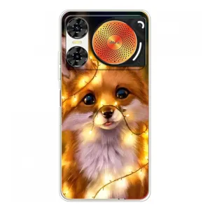 Чехлы с картинкой Лисички для ZTE Nubia Music 2 (VPrint) (Лисичка в гирляндах)