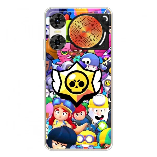 Чехол с принтом «Лого Brawl Stars» для ZTE Nubia Music 2