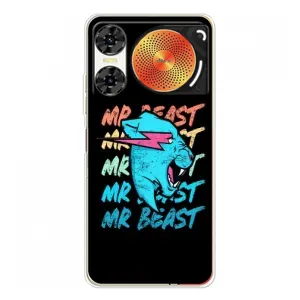 Чехлы Мистер Бист для ЗТЕ Нюбия Мьюзик 2 (logo Mr beast)