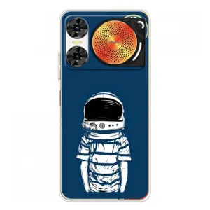 Чехол NASA для ZTE Nubia Music 2 (AlphaPrint) (Мальчик в шлеме)
