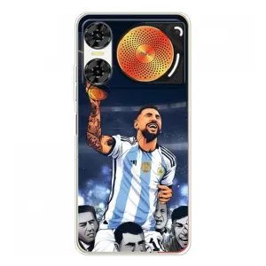 Чехлы для ZTE Nubia Music 2 (Leo чемпион) (AlphaPrint) (Месси с кубком)