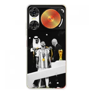 Чехлы для ZTE Nubia Music 2 (Leo чемпион) (AlphaPrint) (Месси в накидке)