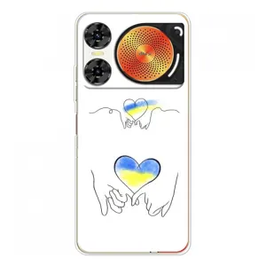 Чехол для Патриота Украины ZTE Nubia Music 2 - (AlphaPrint) (Мир Украине)