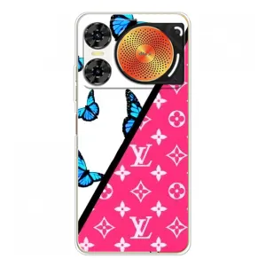 Брендновые Чехлы для ZTE Nubia Music 2 - (PREMIUMPrint) (Мода LV)
