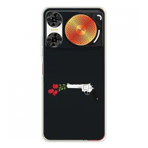 Чехлы (ART) Цветы на ZTE Nubia Music 2 (VPrint) (Неожиданные цветы)