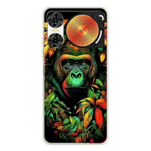 Чехол с Обезьянами ZTE Nubia Music 2 - (AlphaPrint) (Обезьяна в тропиках)