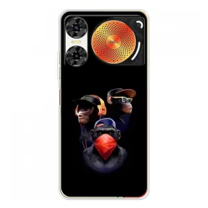 Чехол с Обезьянами ZTE Nubia Music 2 - (AlphaPrint) (Три обезьяны)