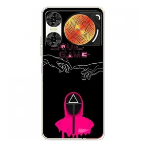 Чехол Гра в кальмара для ZTE Nubia Music 2 (Минимализм Игра кальмара)