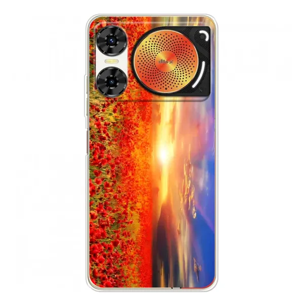 Чехол с принтом «Поле тюльпанов» для ZTE Nubia Music 2
