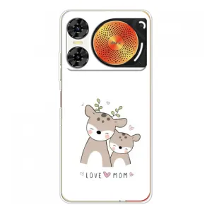 Чехлы для мамы на ZTE Nubia Music 2 (Оленята мама и малыш)