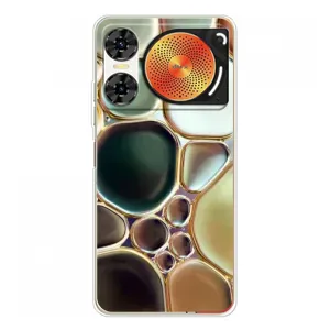 Мраморный чехол на ZTE Nubia Music 2 (VPrint) (Радужный Мрамор)