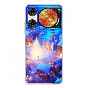 Рождественские Чехлы для ZTE Nubia Music 2 (VPrint) (Рождественский город)