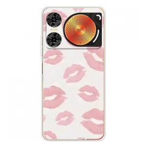 Чехол с розовым рисунком для ZTE Nubia Music 2 (Розовые губы)