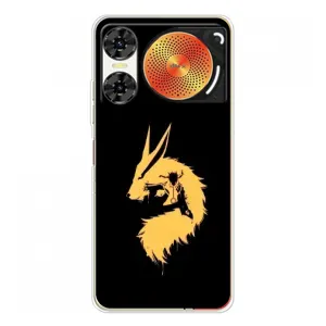 Naruto Anime Чехлы для ЗТЕ Нюбия Мьюзик 2 (AlphaPrint) (силуэт Курама Наруто)