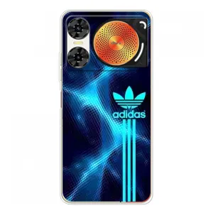 Чехлы Адидас для ZTE Nubia Music 2 (AlphaPrint) (Синий Адидас)