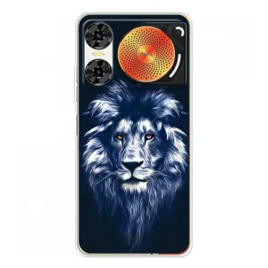 Чехол со Львом для ZTE Nubia Music 2 (VPrint) (Синий Лев)