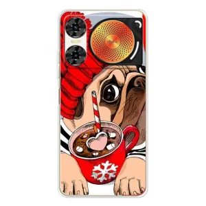 Чехлы с собаками для ZTE Nubia Music 2 (VPrint) (Собачка в шапке)