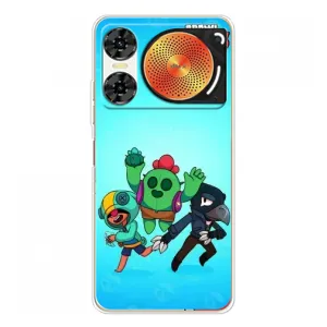 Чехлы Brawl Stars для ZTE Nubia Music 2 (AlphaPrint) (Трио героев)
