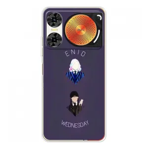 Чехлы Венсдей на ZTE Nubia Music 2 Уэнсдей (AlphaPrint) (Уэнздей и подруга)