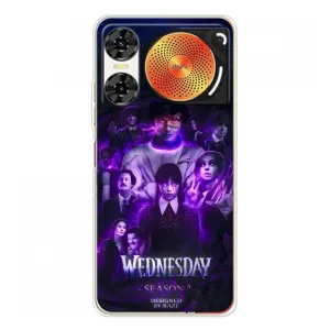 Чехол с дизайном Венздей 2 на ZTE Nubia Music 2 (Фиолетовая магия Уэнздей)