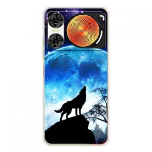 Защитные чехлы для ЗТЕ Нюбия Мьюзик 2 (AlphaPrint) (ХИТ продаж) ВОЛК (Волк на луну)