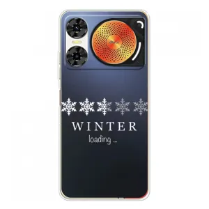Зимние Чехлы для ЗТЕ Нюбия Мьюзик 2 - прозрачный фон (Winter loading)