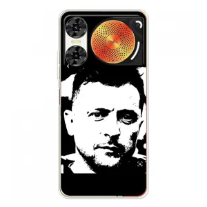 Чехол для ZTE Nubia Music 2 (AlphaPrint - с принтом Зеленского) (Зеленский АРТ)