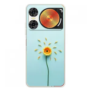 Чехлы с Цветами для ZTE Nubia Music 2 (VPrint) (Желтый цветок)