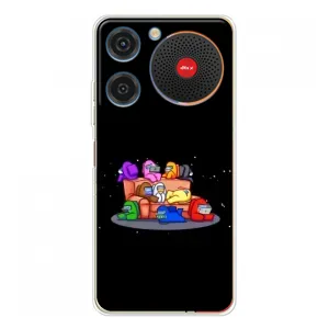 Чехол Амонг Ас для ZTE Nubia Music (AlphaPrint) (Амонг-ас)