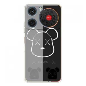 Чехлы для ZTE Nubia Music - Bearbrick Louis Vuitton (PREMIUMPrint) (БеарБрик глаза)
