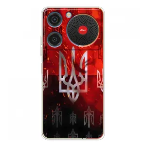 Украинские Чехлы для ZTE Nubia Music с картинкой УПА (AlphaPrint) (ГЕРБ УПА)