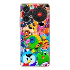 Чехлы Brawl Stars для ZTE Nubia Music (AlphaPrint) (Герои Бравл Старс)