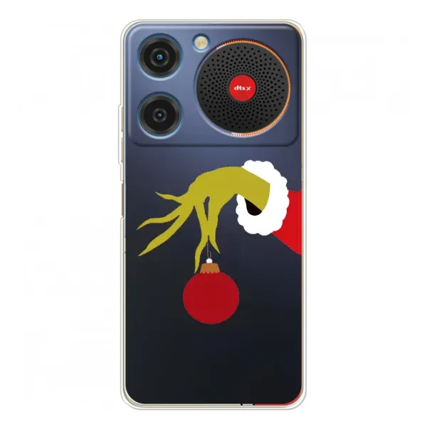 Чехол с принтом «Гринч с игрушкой» для ZTE Nubia Music