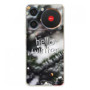Новогодние, Праздничные Чехлы для ZTE Nubia Music - 2024 год (Hello winter)