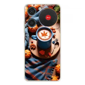 Чехол с уникальным дизайном «Осень с кофе» для ZTE Nubia Music (Кофе и тыковки)