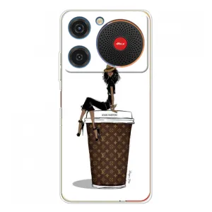 Чохли Луі Вітон для ZTE Nubia Music (AlphaPrint - LOUIS VUITTON) (кава LOUIS VUITTON)