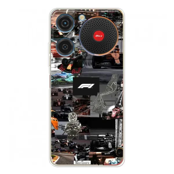 Чохол з принтом «Гоночний колаж Ф1» для ZTE Nubia Music Чохол з принтом «Гоночний колаж Ф1» для ZTE Nubia Music