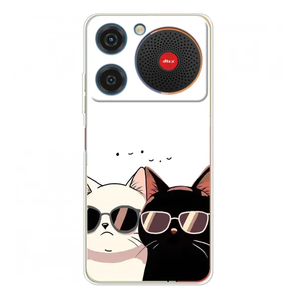 Чохол з принтом «Коти в окулярах» для ZTE Nubia Music Чохол з принтом «Коти в окулярах» для ZTE Nubia Music