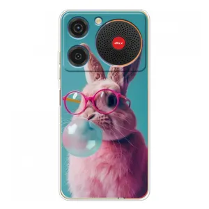 Чехол с принтом «Кролик в очках» для ZTE Nubia Music